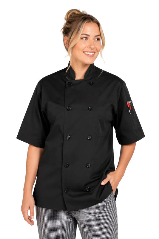 Unisex Pro-Vent Short Sleeve Chef Coat