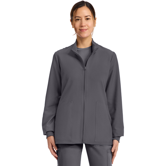 Women's Zip Up Scrub Jacket CK00013A