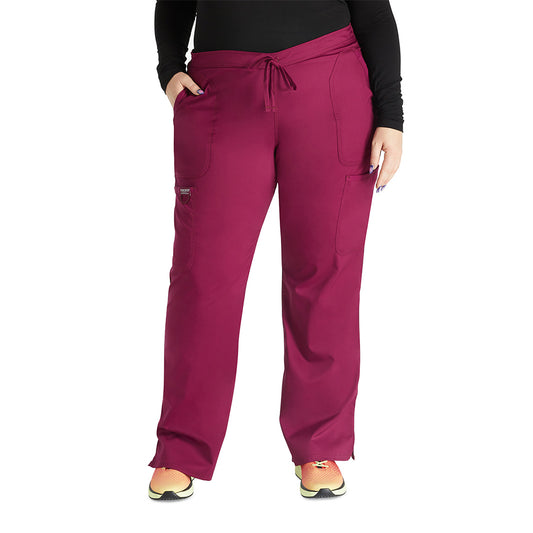 Women's Mid Rise Moderate Flare Drawstring Pant