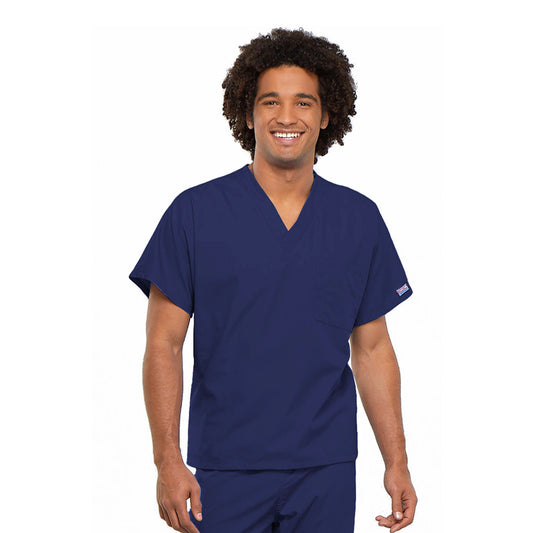 Unisex 1 Pocket V-Neck Tunic