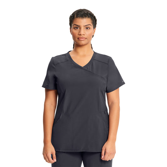 Women's 4-Pocket Mock Wrap Top