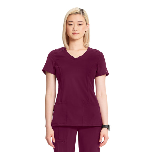 Women's 3-Pocket Round Neck Top