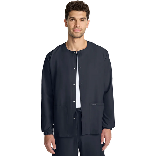 Unisex Snap Front Warm Up Jacket CK393A