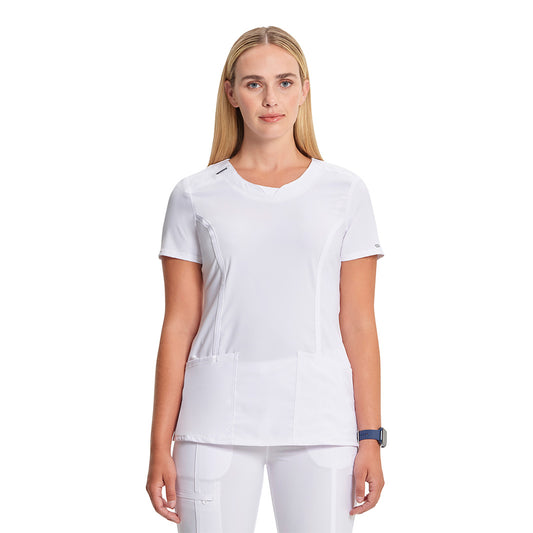 Women's 3-Pocket Round Neck Top