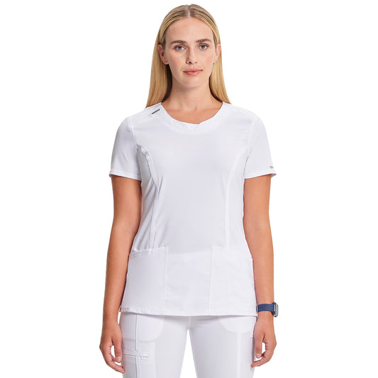 Women's 3-Pocket Round Neck Top 2624A