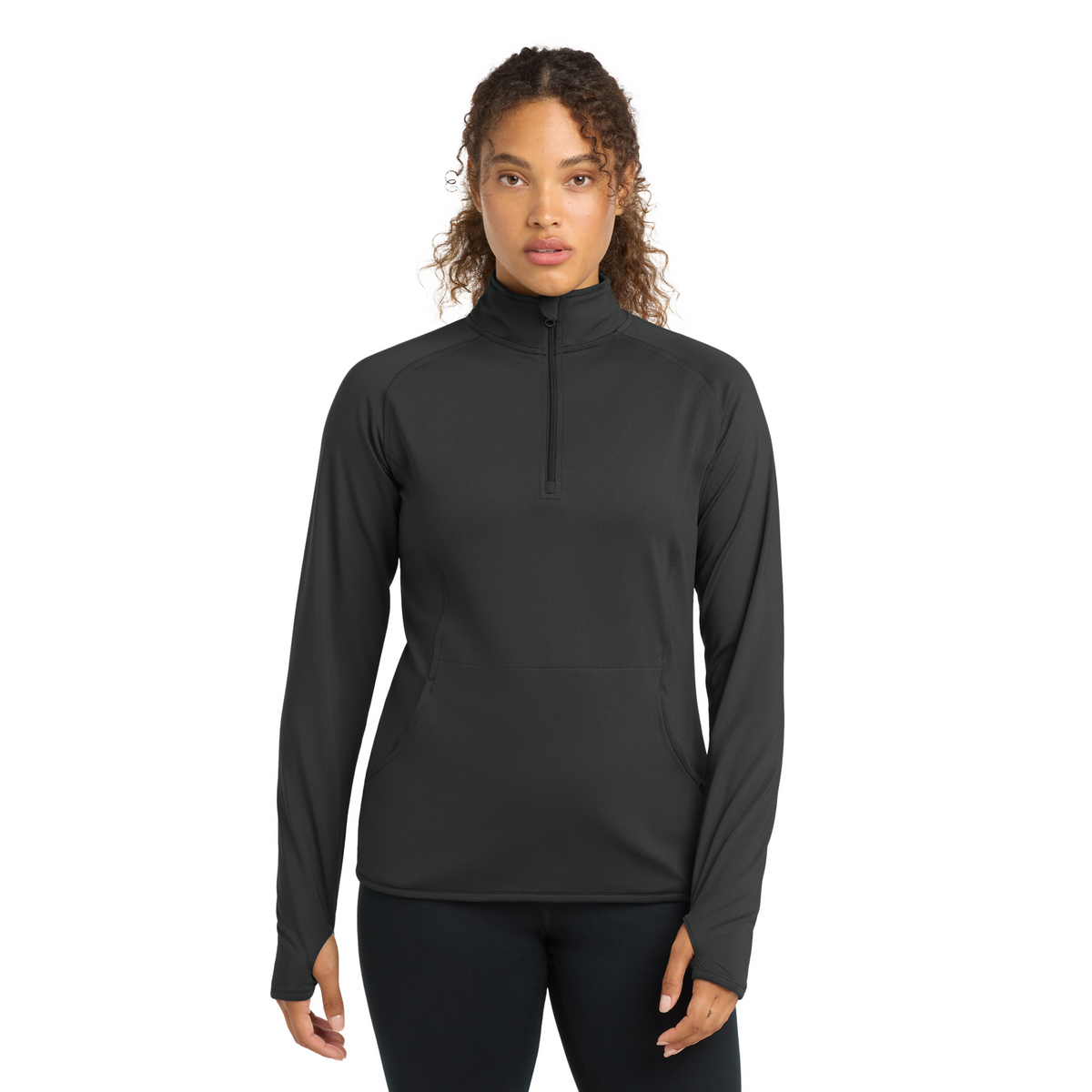 Ladies Sport-Wick® Stretch 1/4-Zip Pullover