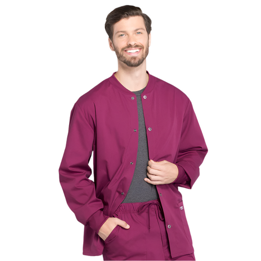 Unisex Ultra Soft 3-Pocket Snap-Front Jacket WW360