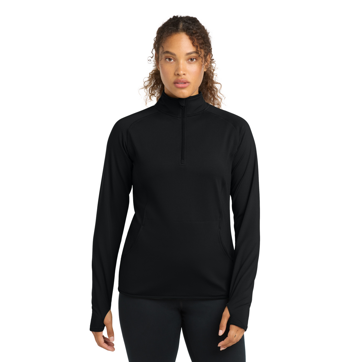 Ladies Sport-Wick® Stretch 1/4-Zip Pullover