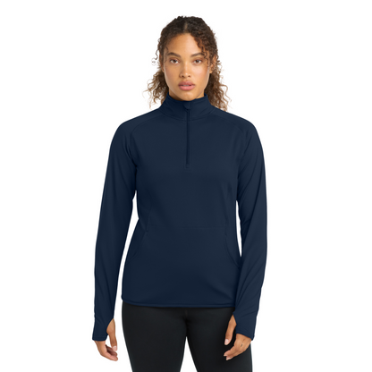 Ladies Sport-Wick® Stretch 1/4-Zip Pullover