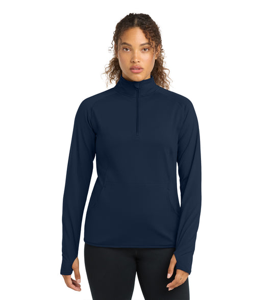 Ladies Sport-Wick® Stretch 1/4-Zip Pullover LST850