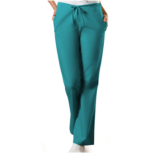 Women's Natural Rise Flare Leg Drawstring Pant