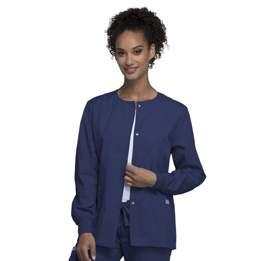 Women's Snap Front Warm-Up Jacket (4350)