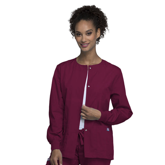 Women's Snap Front Warm-Up Jacket (4350)