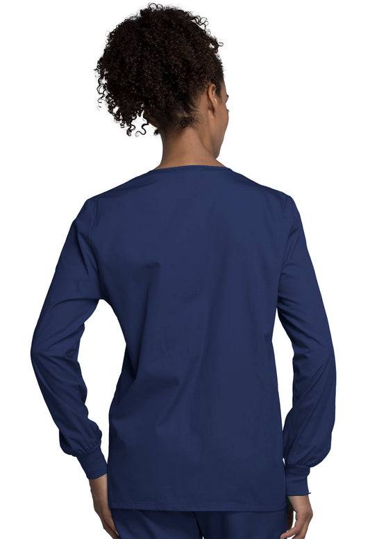 Women's Snap Front Warm-Up Jacket (4350)