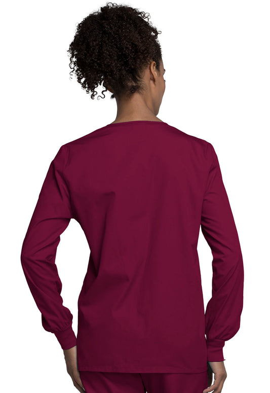 Women's Snap Front Warm-Up Jacket (4350)