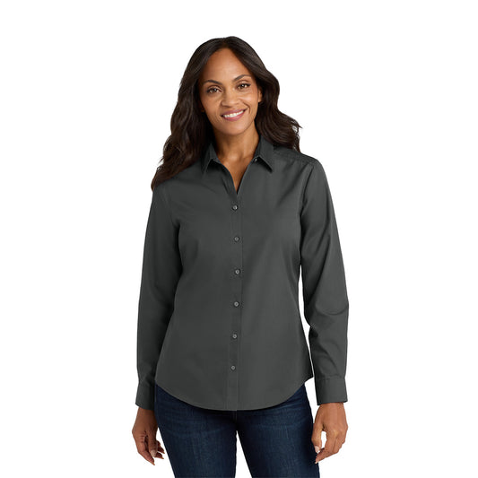 Women's Long Sleeve Carefree Poplin Shirt