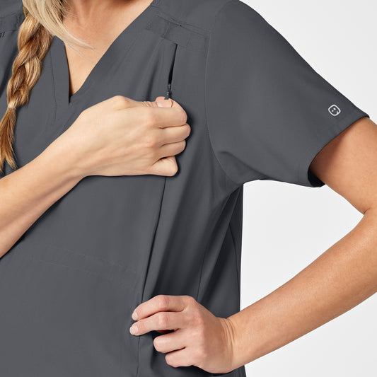 Women's Maternity V-Neck Scrub Top