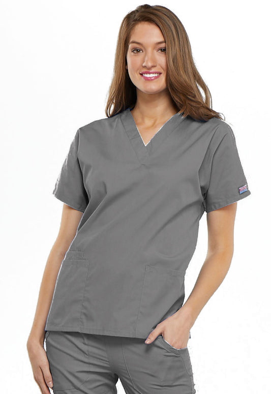 Women's 3-Pocket Traditional Fit V-Neck (4700)