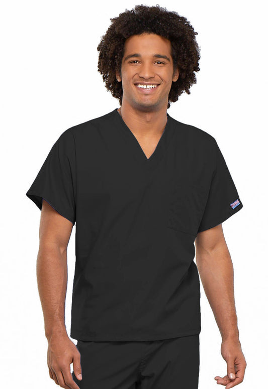 Unisex 1 Pocket V-Neck Tunic (4777)