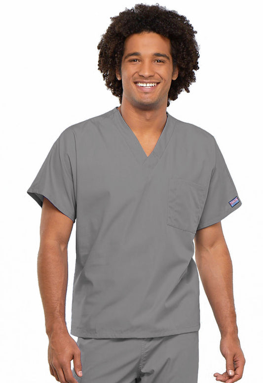 Unisex 1 Pocket V-Neck Tunic (4777)