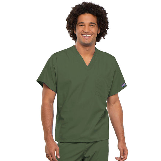 Unisex 1 Pocket V-Neck Tunic 4777