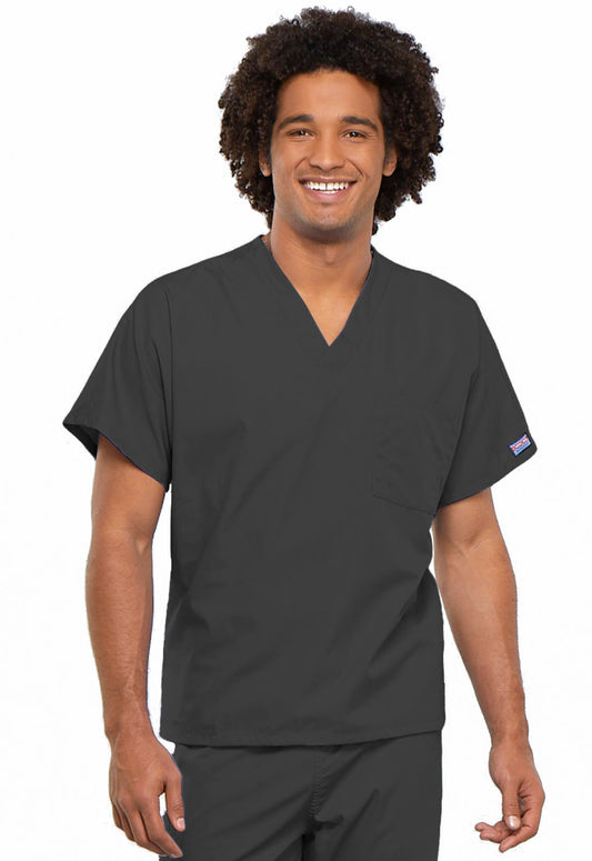 Unisex 1 Pocket V-Neck Tunic (4777)