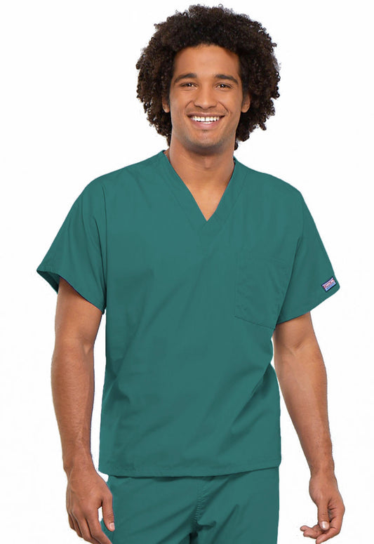Unisex 1 Pocket V-Neck Tunic (4777)