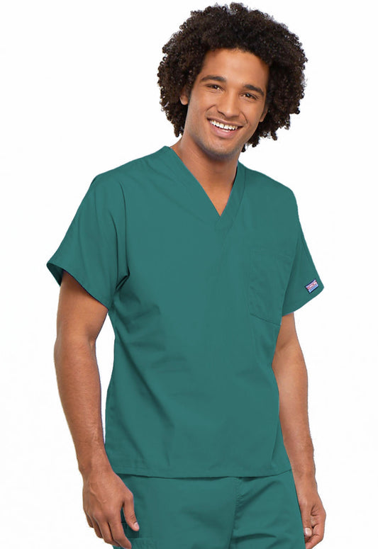 Unisex 1 Pocket V-Neck Tunic