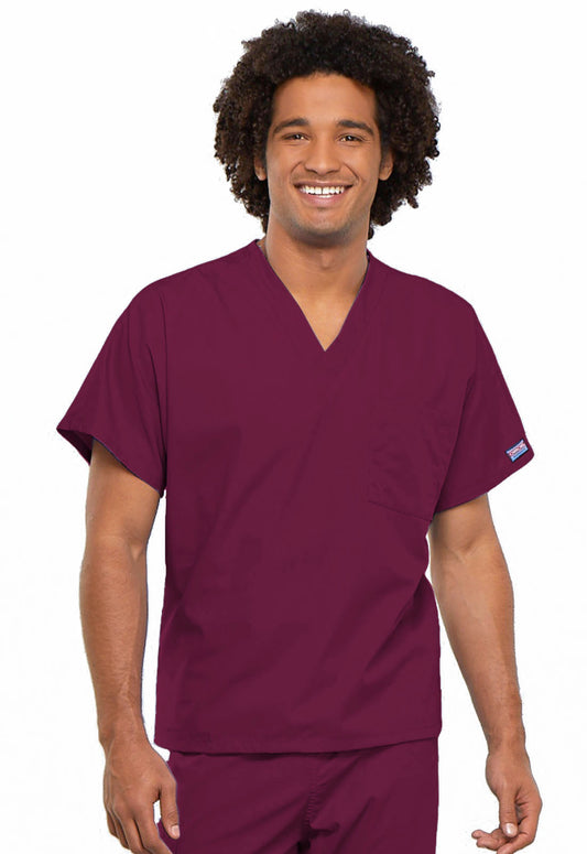 Unisex 1 Pocket V-Neck Tunic (4777)