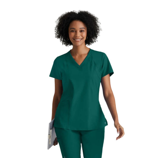 Women's Racer 4-Pocket V-Neck Top