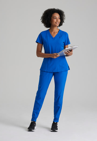 Women's Racer 4-Pocket Scrub Top 5105