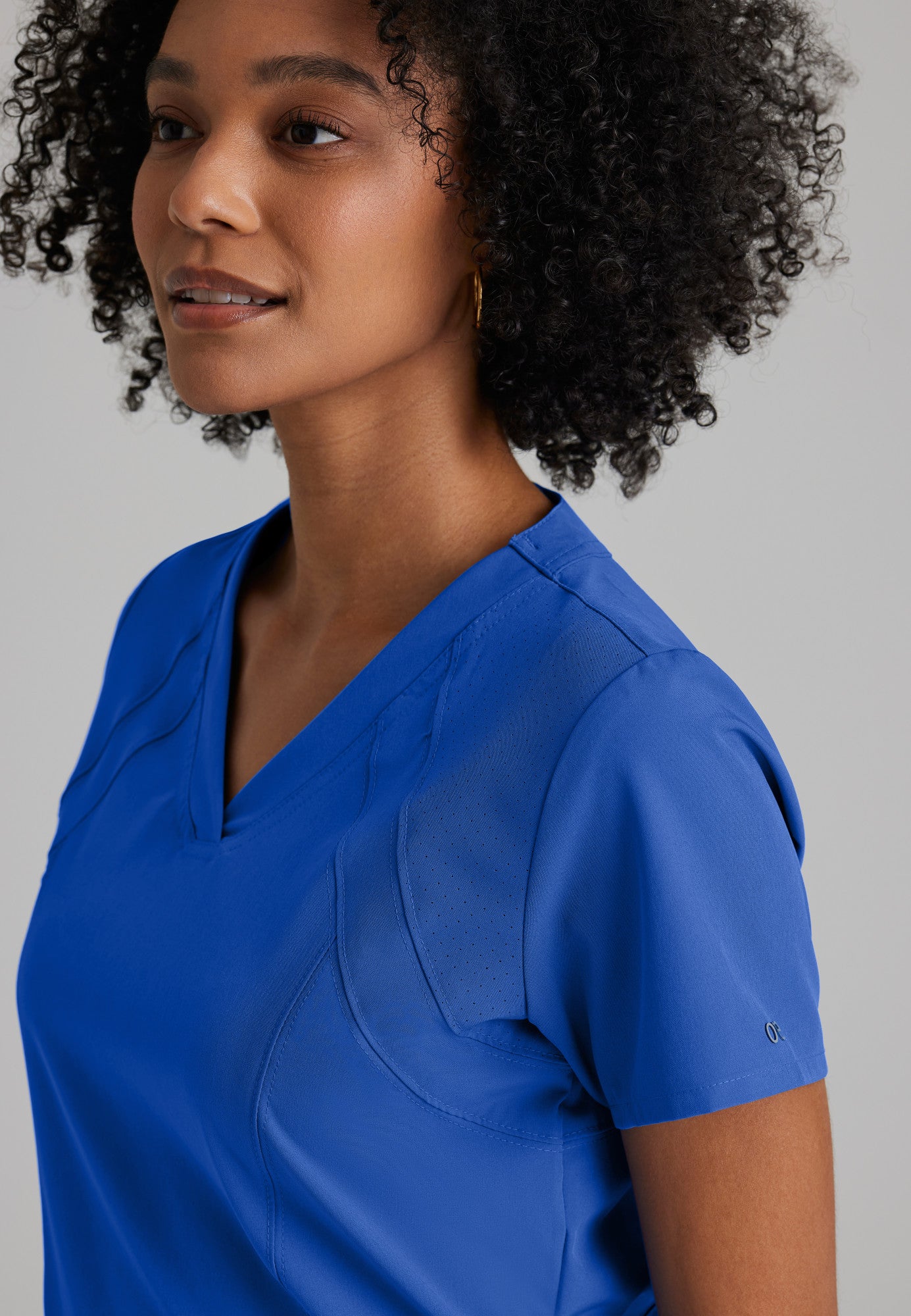 Women's Racer 4-Pocket Scrub Top 5105