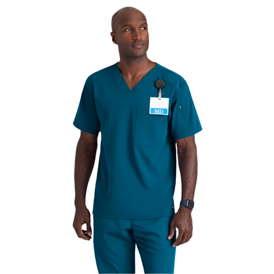 Men's Murphy 2-Pocket V-Neck Top GRST079