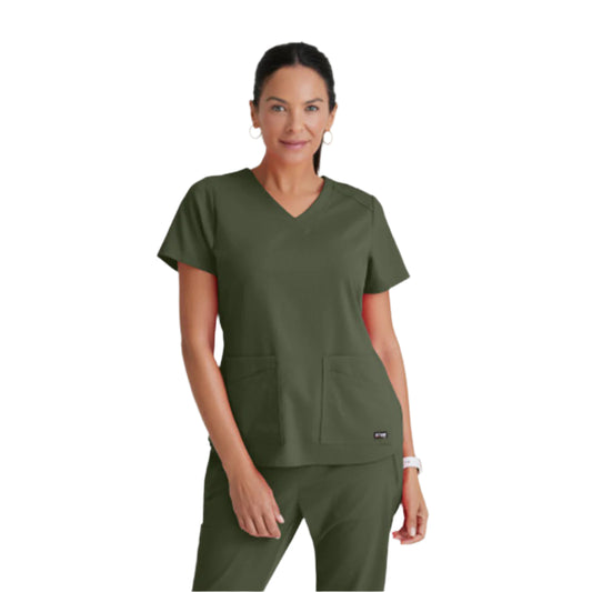 Women's Emma 4-Pocket V-Neck Top GRST011