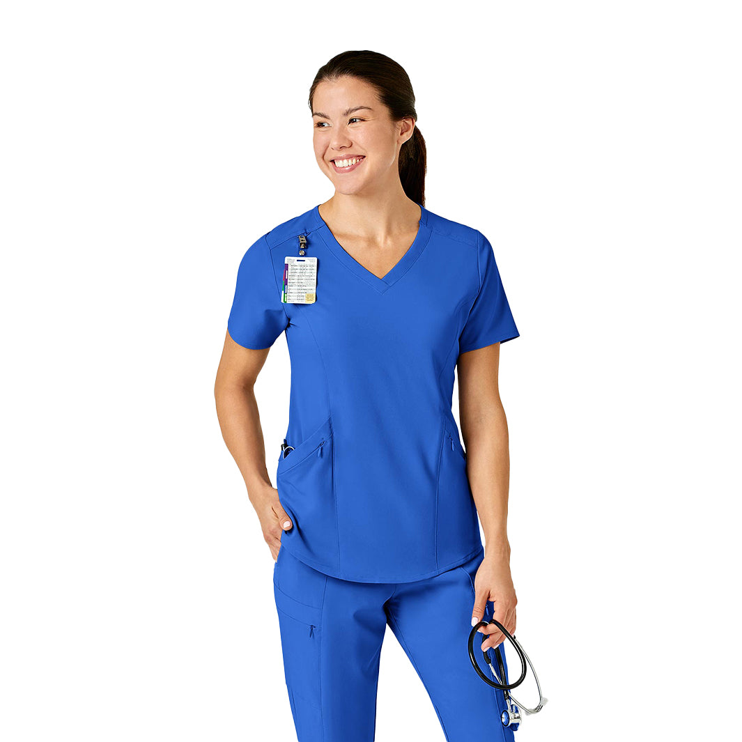 Women's V-Neck Scrub Top