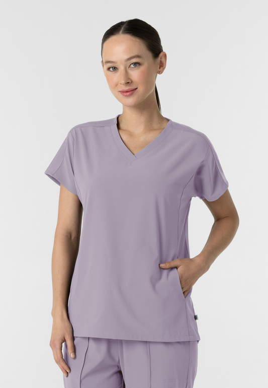 RENEW Women's V-Neck Tunic Scrub Top (6154)