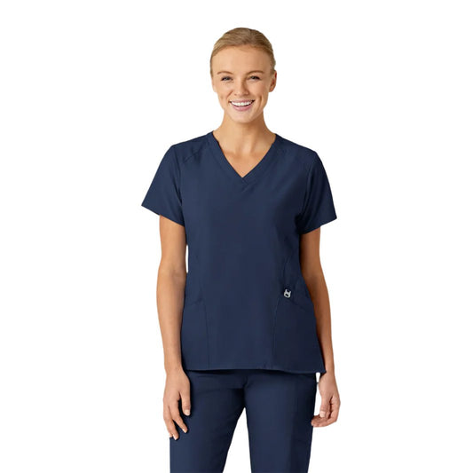 Women's Stylized V-Neck Top