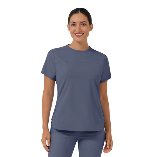AURA Women's Captivate Crew Neck Tuck-in Scrub Top (6170)