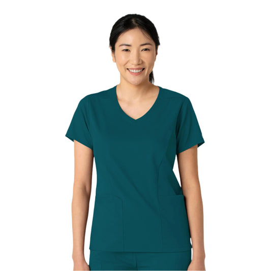 Boundless Women's 2-Pocket V-Neck Scrub Top 6251