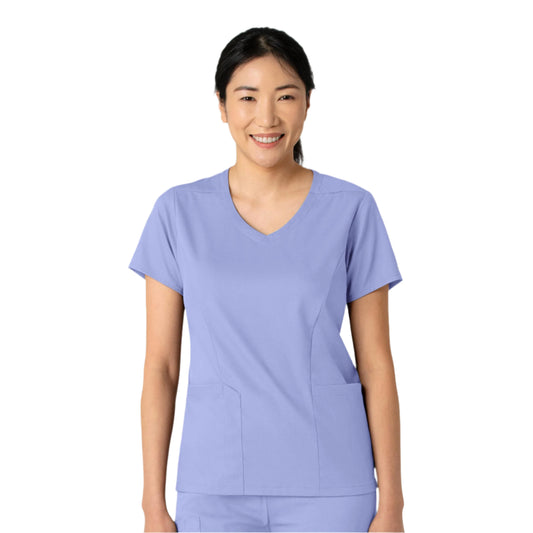 Boundless Women's 2-Pocket V-Neck Scrub Top 6251