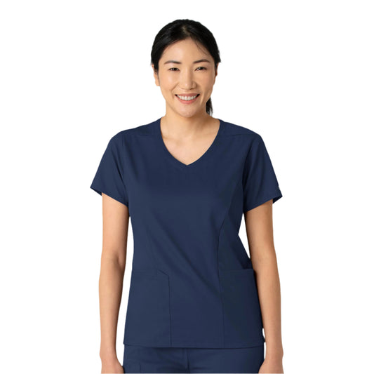 Boundless Women's 2-Pocket V-Neck Scrub Top 6251