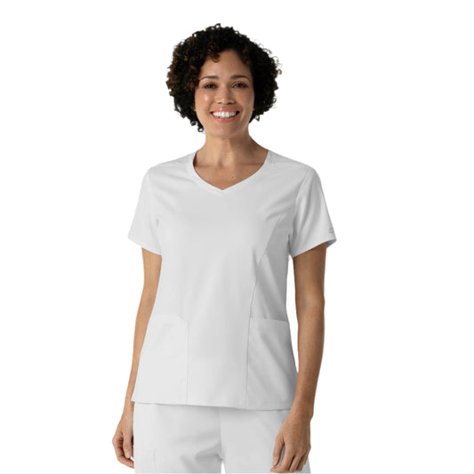 Boundless Women's 2-Pocket V-Neck Scrub Top 6251