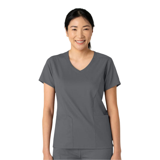 Boundless Women's 2-Pocket V-Neck Scrub Top 6251