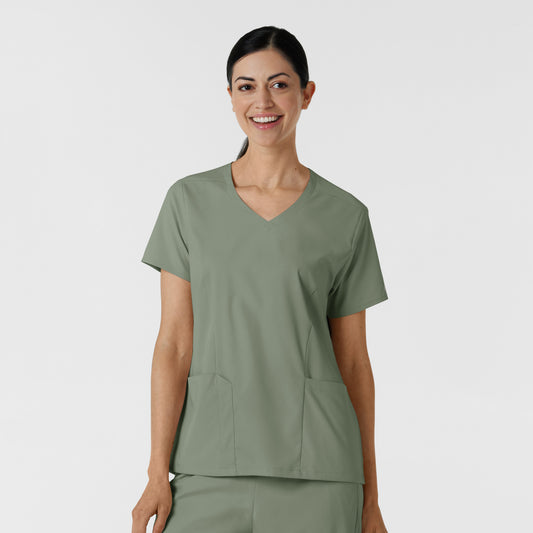 Boundless Women's 2-Pocket V-Neck Scrub Top (6251)