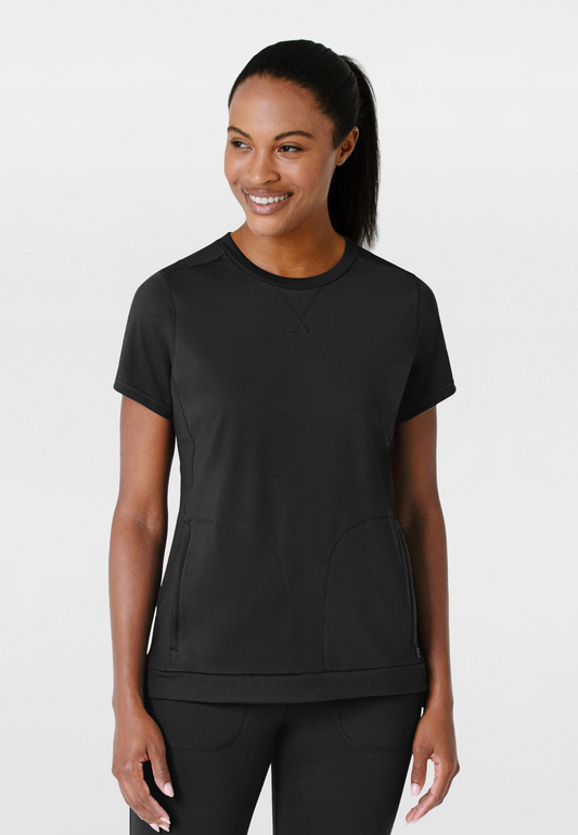 RENEW Knit Women's Flex-n-Reach Crew Neck Scrub Top (6359)