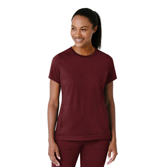 RENEW Knit Women's Flex-n-Reach Crew Neck Scrub Top (6359)