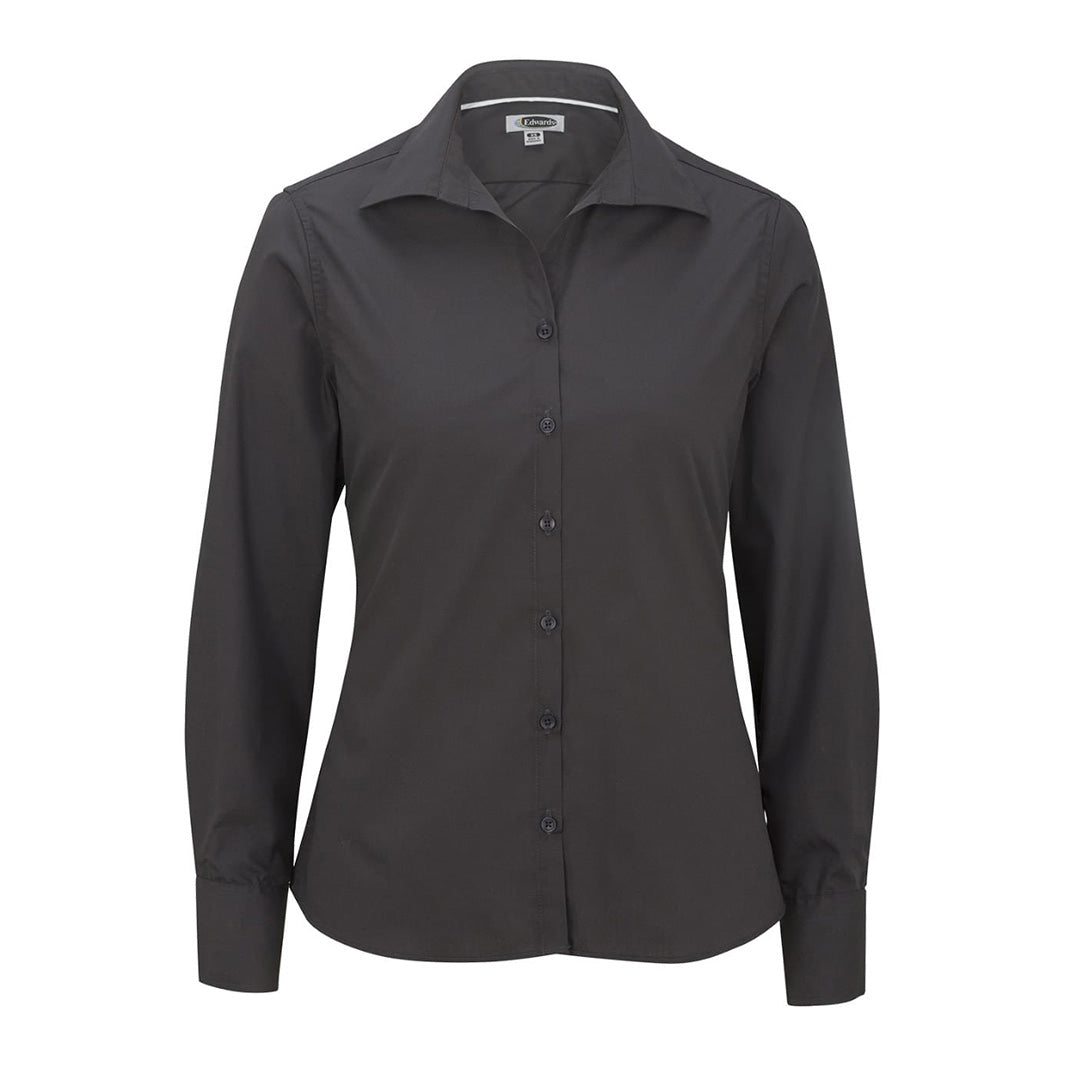 Vinal Women's Lightweight Poplin Button Front Shirt