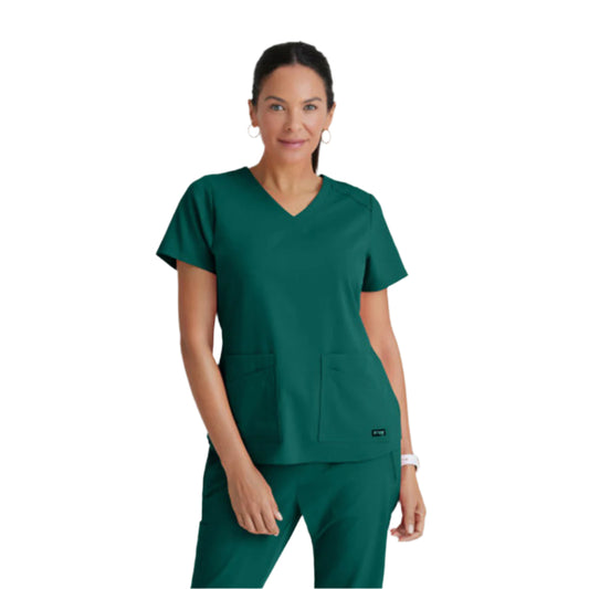 Women's Emma 4-Pocket V-Neck Top GRST011