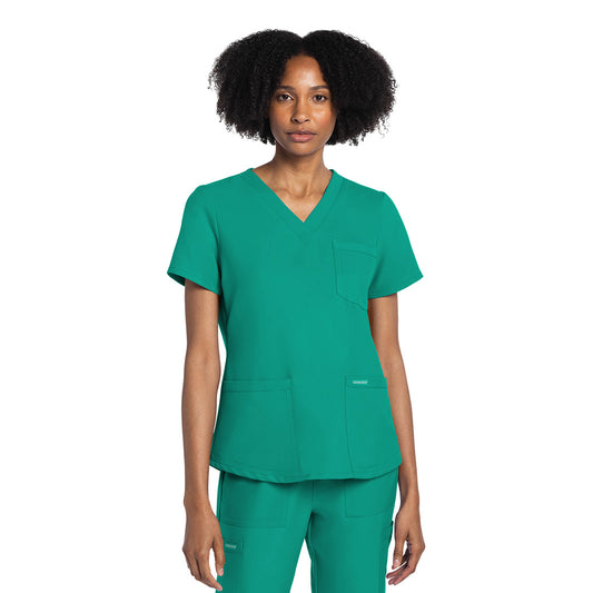 Women's 3-Pocket V-Neck Top
