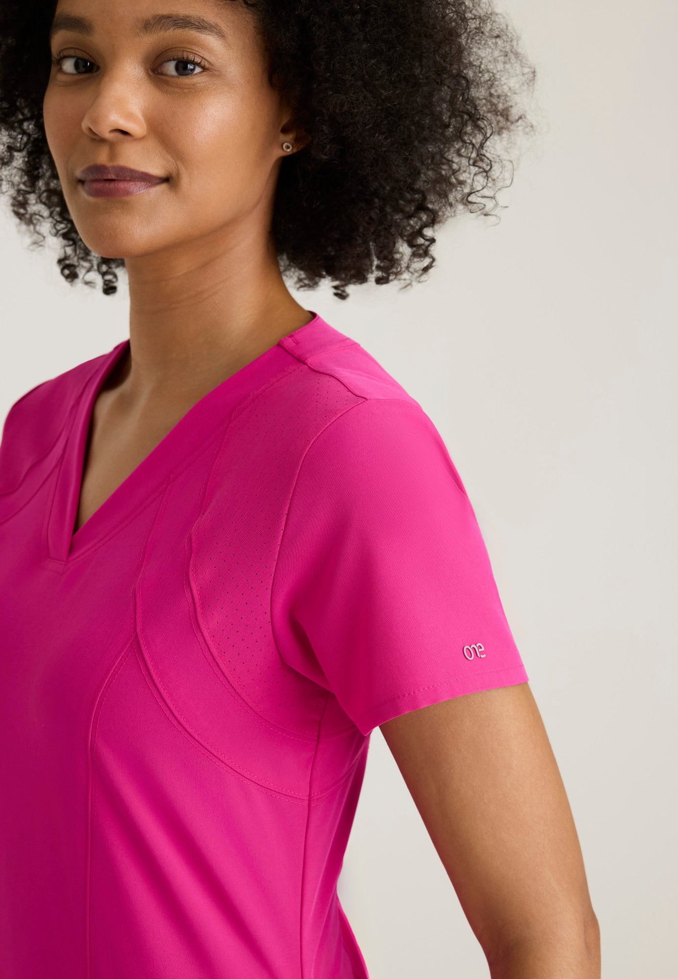 Women's Racer 4-Pocket V-Neck Top (5105)